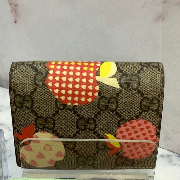 GUC Gucci Les Pommes Wallet - Picture 1 of 5